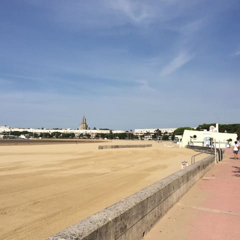 On the beach