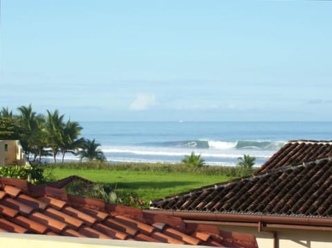 On the beach, sun loungers, beach towels