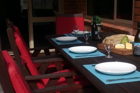 dinner on the deck