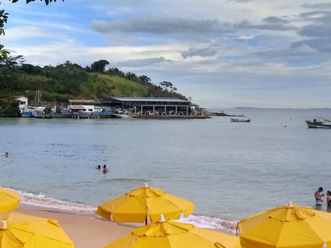 Beach nearby, sun loungers