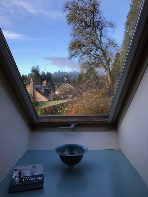 Winter view from bedroom window