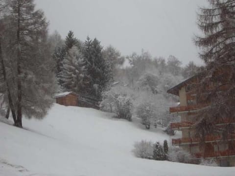 Winter - seen by the balcony 1