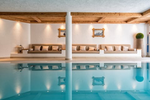 Indoor pool, a heated pool