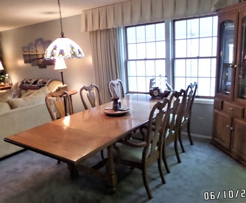 2nd Dining table for10, this one is next to kitchen.