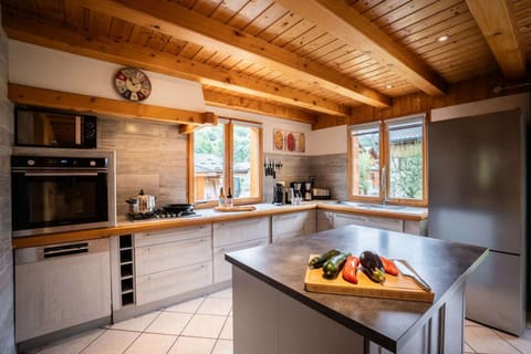 Modern kitchen in chalet Snow Paradise