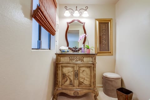 Powder Room off the living room