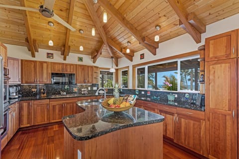 View entering the kitchen from the dining table