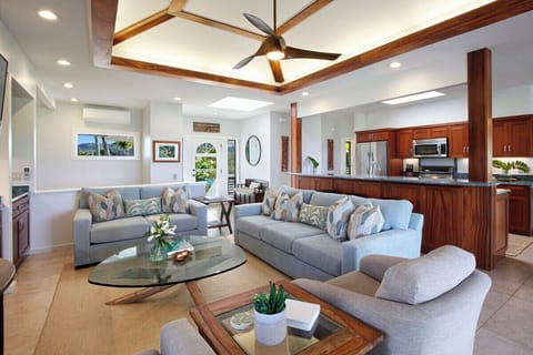 Living Area and Kitchen