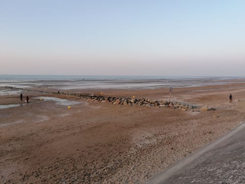 On the beach