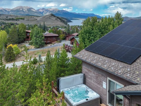 Nearby Lake Dillon visible from deck