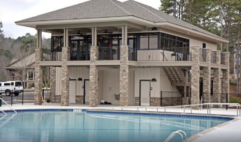 Indoor pool, outdoor pool