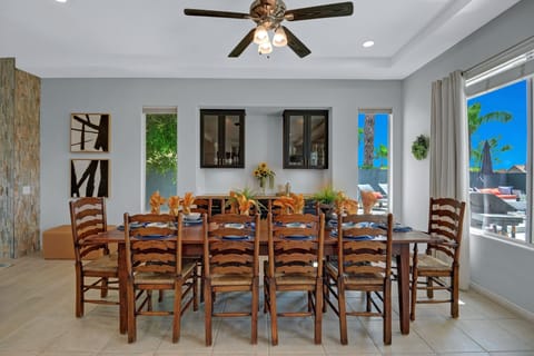 Beautiful dining room with seating for 10