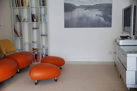 TV room at Lenno Villa Panoramica