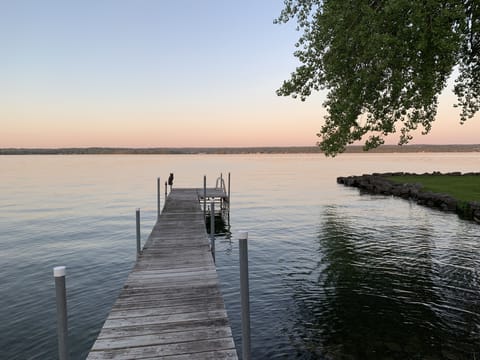 Dock available on property