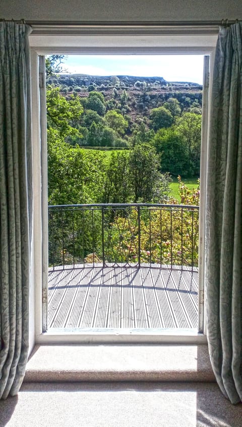 Aberedw Rocks from the master bedroom