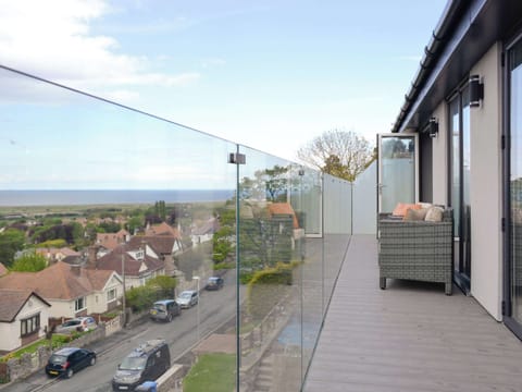 Amazing coastal view from the balcony | Hillside Retreat, Prestatyn