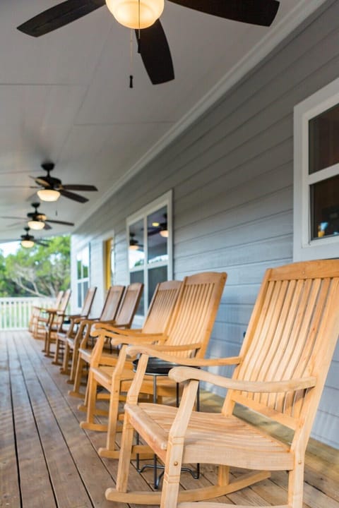 Enjoyed our morning coffee and an evening glass of wine