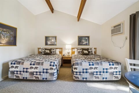 Get cozy in 1 of the 2 queen beds.