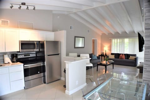 Great room is perfect place for family get togethers.