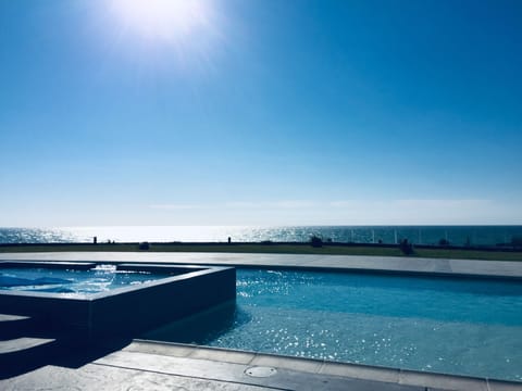 Indoor pool, outdoor pool