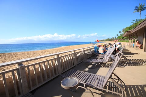 Sun loungers, beach towels