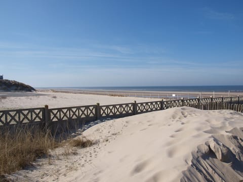 On the beach