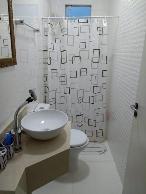 Shower, bidet, toilet paper