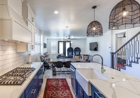 Kitchen View of Dining Area - With an open and spacious floor plan, the Dining Room and Kitchen can accommodate meal preparations for groups large or small.
