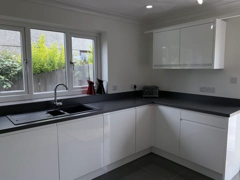 Kitchen - double doors onto patio