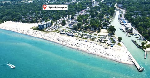 Only a 3 minute walk to the Grand Bend beach rated 8th in Ontario by Planetware