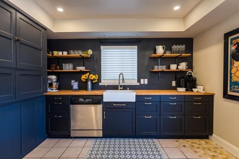 Renovated kitchen stocked with everything you need to prepare your meals!