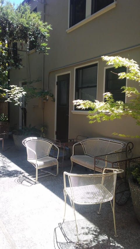 Patio door to bedroom