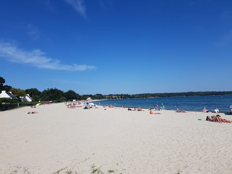 On the beach