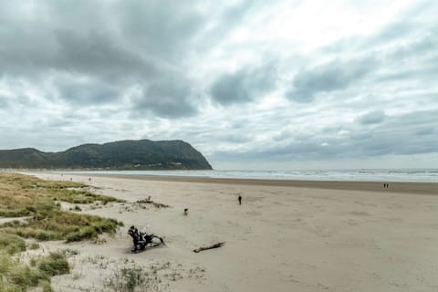 On the beach