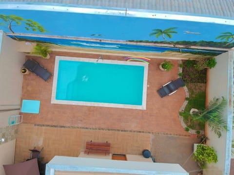 Indoor pool, outdoor pool