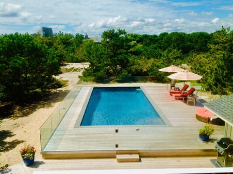 Private pool nestled in the Dunes