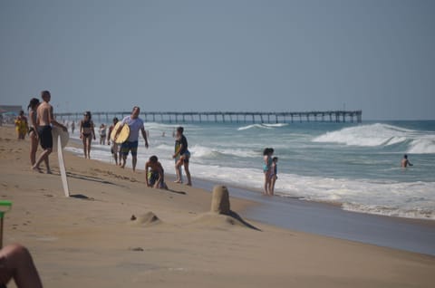 On the beach