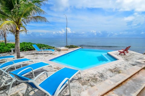 Casa Alux pool area - Akumal Mexico Vacation Rental