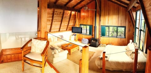 View of Level 2 Living Area from Level 3 stairwell