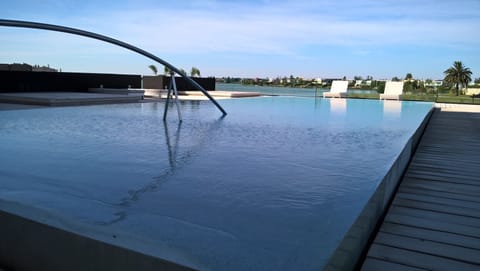 Indoor pool, outdoor pool