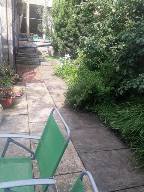 Steps on approach to entrance