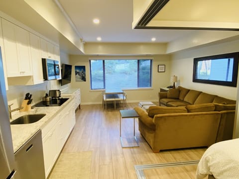 Living Area, Dining Area & Kithcen