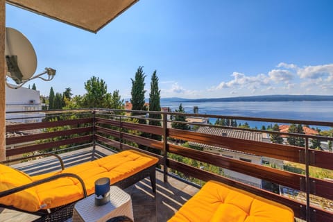 balcony with sea view
