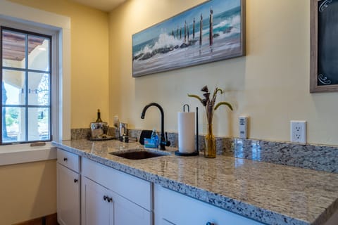 Another great space to relax, set up some snacks and drinks for