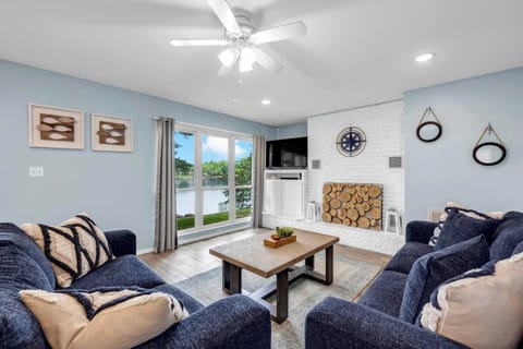 Living room with a view of the water!