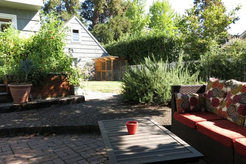 From south patio to back yard