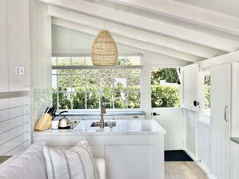 Dutch door entry and access to private deck