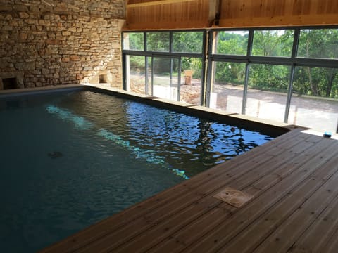 Indoor pool, a heated pool