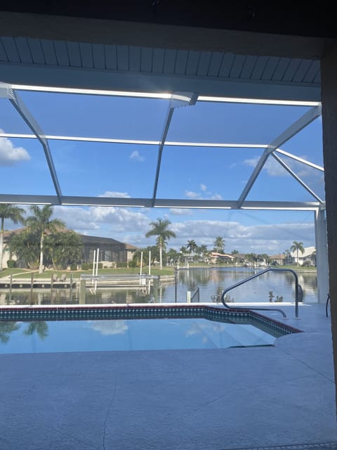 Indoor pool, a heated pool