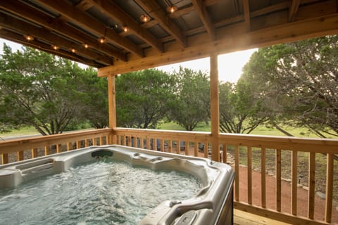View from hot tub